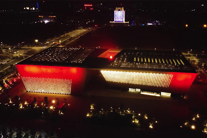 這樣的場館外墻亮化，為何贏得大家喜愛？