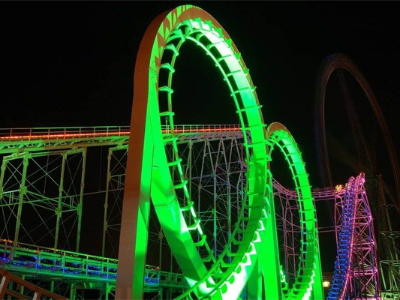 游樂園燈光亮化-構造燈光視覺享受