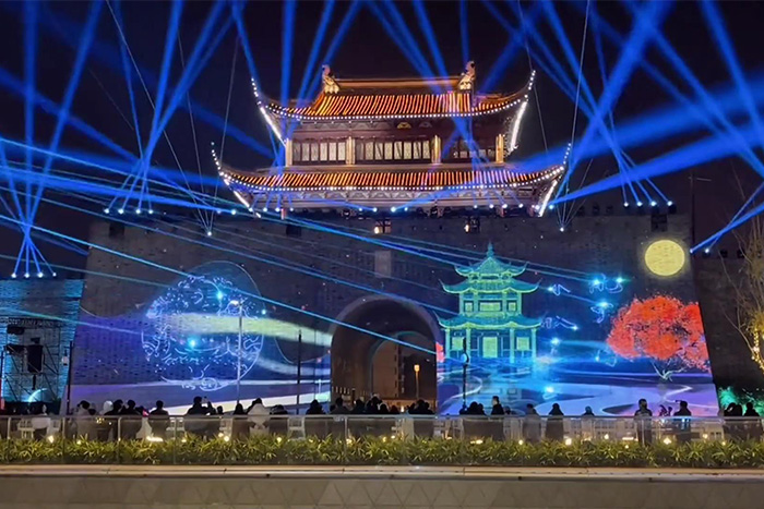 別讓游客的腳步在日落時停下，亮化工程讓景區(qū)的魅力不分晝夜?