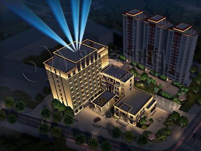 酒店樓體亮化-營(yíng)造燈光效果氛圍