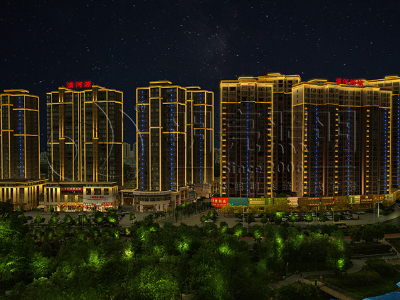 居民樓亮化-呈現(xiàn)居民樓獨有特色