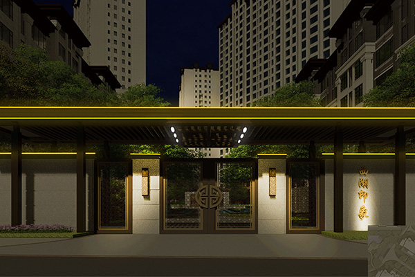 開(kāi)封西湖印象亮化后效果