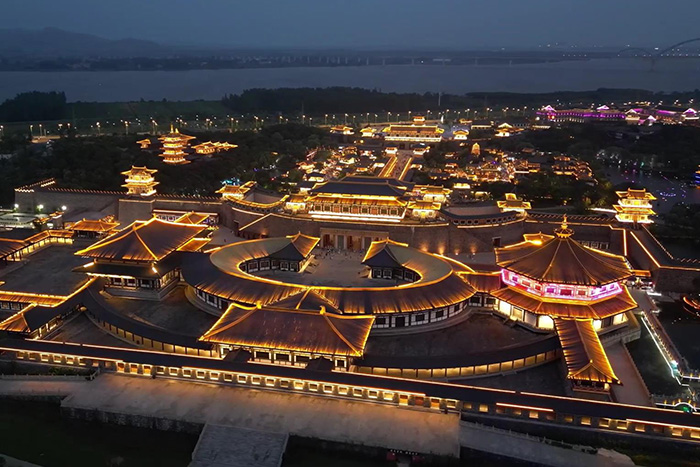 古建筑夜景燈光亮化