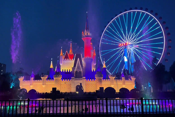 游樂(lè)園摩天輪燈光亮化