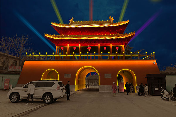 河南省新鄉(xiāng)市百泉景區(qū)大門(mén)亮化工程