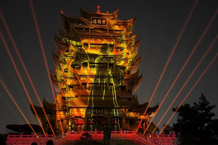 景區(qū)古建筑全息投影