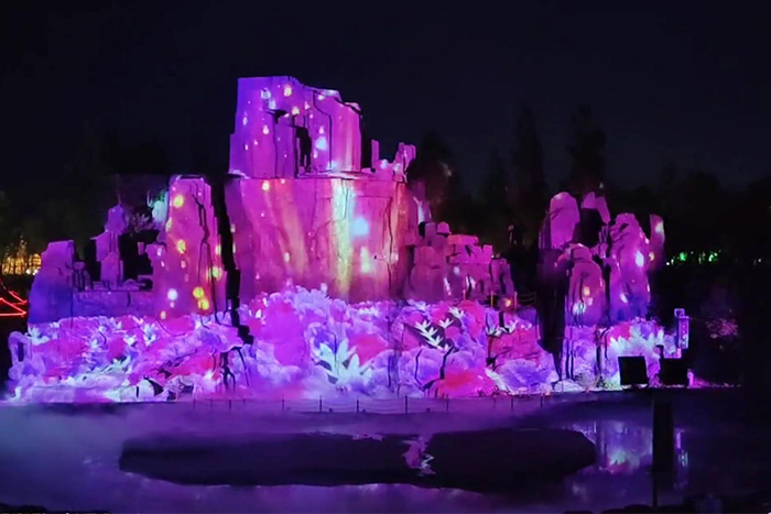 景區(qū)假山3D全息投影